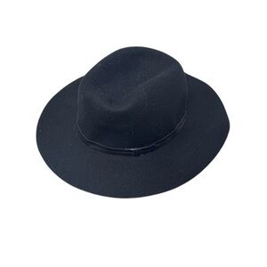 NWOT Ecote Midnight Black Fedora Wool Hat